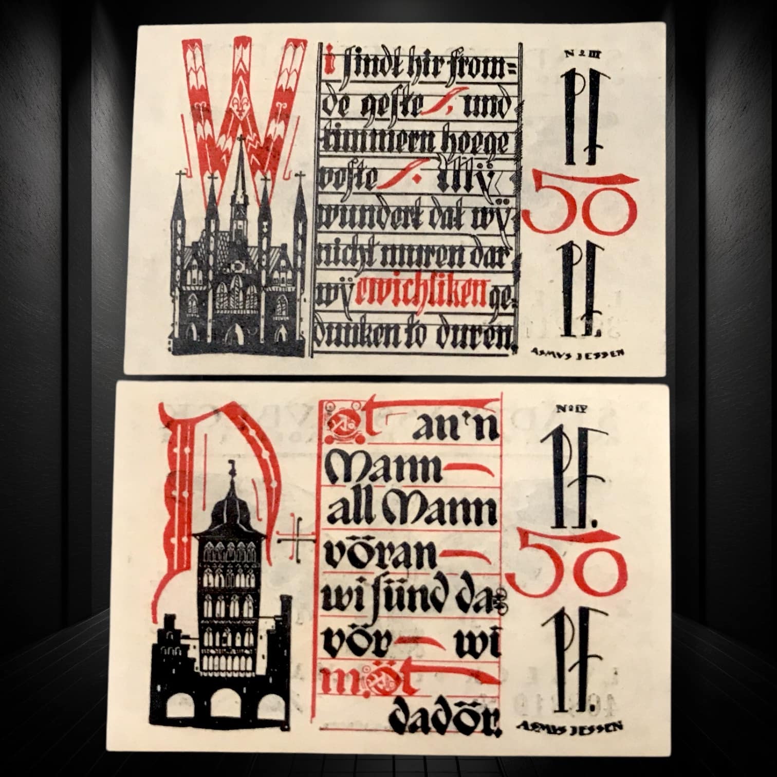 Moneda de 50 pfennig de 1921. Águila - Image 3